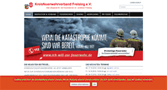 Desktop Screenshot of kfv-freising.de